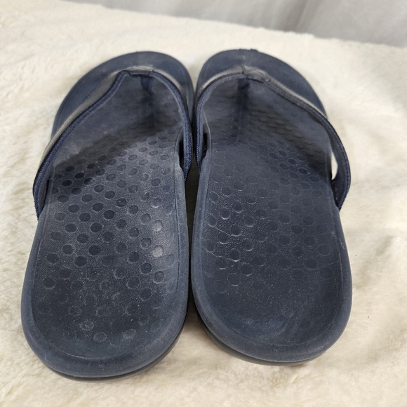 Vionic Navy Tide II Post Orthotic Sandals Size 9 - Picture 2 of 4